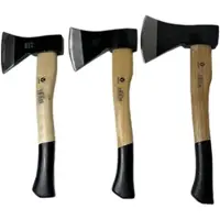 Vago-Tools Beil Gartenaxt Spaltaxt Spaltbeil Holz 3 tlg Set Axt 600 800 1000 g