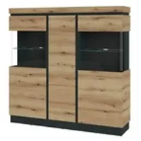 Möbel Kraft Highboard groß Corte ¦ holzfarben ¦ Maße (cm): B: 167 H: 164 T: 40.0