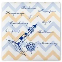 Sovie HORECA Serviette Maritim in blau aus Linclass Airlaid 40 x 40 cm, 50 Stück