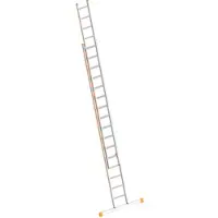 Layher Topic 1035 Schiebeleiter mit Quertraverse 2x16 Sprossen