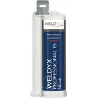 GLUETEC WIKO 100979 - 2K Methylacrylatklebstoff, schwarz, 50 ml