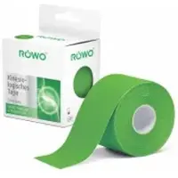 Rowo Kinesiologisches Tape 5 m, verschiedene Farben 312577 , 1 Packung = 1 Rolle, Maße: 5 m x 5 cm, blau