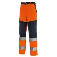 TeXXor Warnschutz Bundhose ROCHESTER, orange/marine 4355 , 1 Stück, Größe: 24