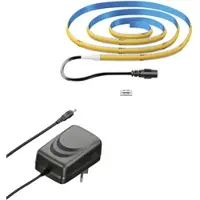 Ledscom.de COB-LED Streifen JOR, 100.0cm, flach, warmweiß, 10,72W, 1079lm, inkl. Netzteil