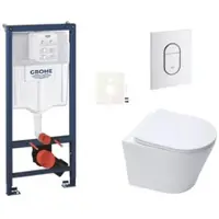 GROHE SAT Infinitio Wand-WC Set für Vorwandmontage SIKOGRSIN10ASH0
