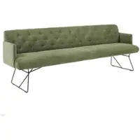 KAWOLA ESSZIMMERBANK CHARME Grün Cord