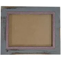 Mendler Bilderrahmen T246, Fotorahmen Wand-Rahmen, 21x26cm Holz Shabby-Look Landhaus ~ grau