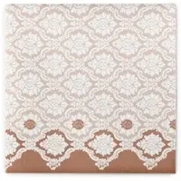 Sovie HORECA Serviette Mandy in hellbraun aus Linclass Airlaid 40 x 40 cm, 50 Stück - Ornamente