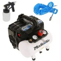 Nuair Medic+Air SILTEK S/6 SANIFICO - Fahbarer elektrischer Kompressor für die Desinfektion - 6 lt