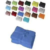 EXKLUSIV HEIMTEXTIL 4 x Saunatuch 500 g/m2 80 x 200 cm Royalblau