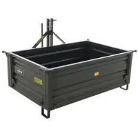 Blackstone Heckcontainer für Traktoren B-TB 160 - kippbar - 3 Bordwände