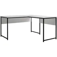 Wellhome Kaveri - Schreibtisch aus Spanplatte mit Melaminbeschichtung 160x60x72 cm in Weiß