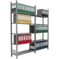 Regalwerk BERT Ordnerregal Anbaufeld HxBxT 2325x1285x300mm 6 Fachböden & 6 Ebenen