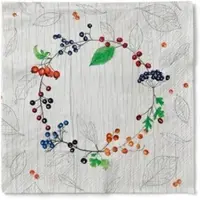 Mank Tissue Serviette Brenda, 33 x 33 cm, 3-lagig, 100 Stück