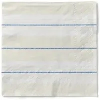 Sovie HORECA Serviette York in blau-beige aus Tissue 40 x 40 cm, 100 Stück - Struktur