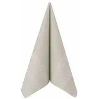 APARTina Airlaid Serviette Scarlett in Warm Grau, 40 x 40 cm, 50 Stück -