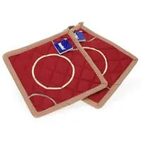 MamboCat 2er Set Topflappen Diego rot-braun
