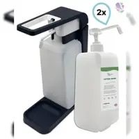 Blanc HYGIENIC SET: Hebelspender 1.000ml + 2x 1 Liter Lotion Cremeseife mit vormontierter Pumpe