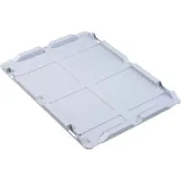 Proregal 10x Auflagedeckel Eurobox NextGen | HxBxT 1,5x30x40cm | Eurobehälter, Transportbox, Transportbehälter, Stapelbehälter