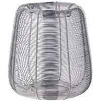 Edzard Windlicht Kurt (H√∂he 24 cm), Silber, Edelstahl vernickelt