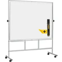 BI-Office emailliertes Drehbares Whiteboard "Revolver Plus"Doppelseitig 150x120cm