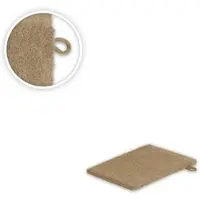 EXKLUSIV HEIMTEXTIL 20 x Waschhandschuh 500 g/m2 15 x 21 cm Sand