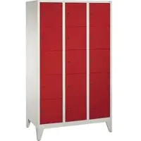C+P Fächerschrank Classic 8010305S10005 15Fächer lgr/rrt