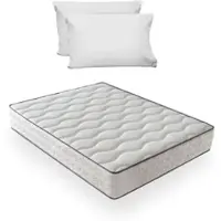 Dagostino Home Matratze 135x190, Höhe 25cm + 2 Kissen