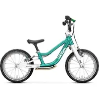 Woom GO 1+ Laufrad 14" metallic turquoise