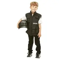 Buttinette Kinder-SWAT-Weste "Spezialeinsatz"