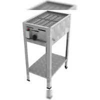 ChattenGlut Professional Gastrobräter 1-flammig Standgerät 4,5kW und Edelstahlrost