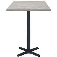 Restootab - Stehtisch Dina 60x60cm Dekor Naturbeton