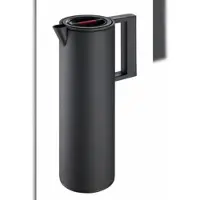Rohe Isolierkanne Tempra, ca. 1,0 l, schwarz, Glaskolben