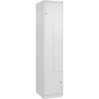 C+P Z-Spind Classic PLUS, 2 Fächer, 1850x400x500mm, 9016/9016 Verschluss Zylinderschloss