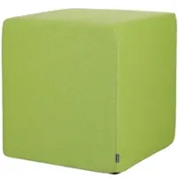Jan Kurtz Pouf Sitting, 100% Polyester Bezug, modern, grün, quadratisch, bequemer Sitz für drinnen