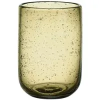 TABLE PASSION Becher Perla Bullé 25 cl bernsteinfarben x6 - Gelb Glas