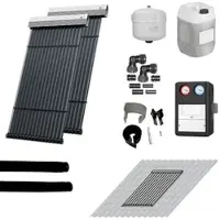 WOLF-Garten WOLF Solaranlage mit 2 Stk. CRK Kollektoren, SM2-2 Regelung und Zubehör zur solaren Nachrüstung - 2484854F45