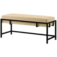 Möbel Kraft Polsterbank Lamo , beige , Maße (cm): B: 80 H: 45