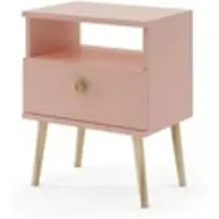 Möbel Kraft Nachtkommode ¦ rosa/pink ¦ Maße (cm): B: 44 H: 55,5