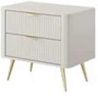 Möbel Kraft Nachtkommode ¦ beige ¦ Maße (cm): B: 63 H: 55