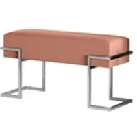 Möbel Kraft Polsterbank Cely , rosa/pink , Maße (cm): B: 80 H: 42