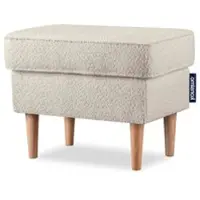 Konsimo Hocker Stralis ¦ creme ¦ Maße (cm): B: 41 H: 43
