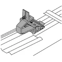 Viessmann Befestigungssatz für 2 Flachkollektoren senkrecht für Dachpfannen-Eindeckung ohne Konterlattung - 1,25 kN/m2 - Z012888