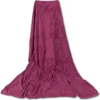Bestgoodies Mikrofaser Decke altrose - pflaume 220x240 cm