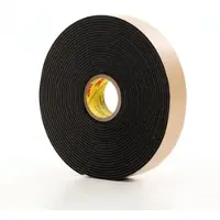 3M PE Klebeband mit Acrylat-Klebstoff 4496B, Schwarz, 6 mm x 33 m, 1,6 mm