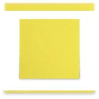 Plock GmbH Servietten Funny - 2-lagig - 1/4-Falz - 24 x 24 cm - 3600 Tafelservietten - gelb