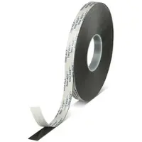 TESA ACXplus 7062 High Adhesion, 1260mmx25m, 0,5mm, schwarz, weißer Papierliner