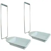 MCD Medical Care Dental GmbH 2 Abtropfschalen für Desinfektionsmittelspender 500 ml | Kunststoff