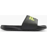 FILA Slides Schwarz, Kinder, Größe: 32, Material: Lederimitat/Textil - Slides Schwarz, Kinder, Größe: 32, Material: Lederimitat/Textil - unisex - Schwarz
