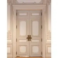 Living Walls Vliestapete "Fototapete Doppeltür Barock Beige Klassisch" matt strukturiert